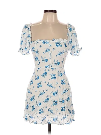 Pre-owned Zara Cocktail Dress In White