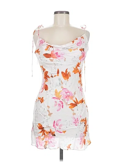 Pre-owned Zara Cocktail Dress In White