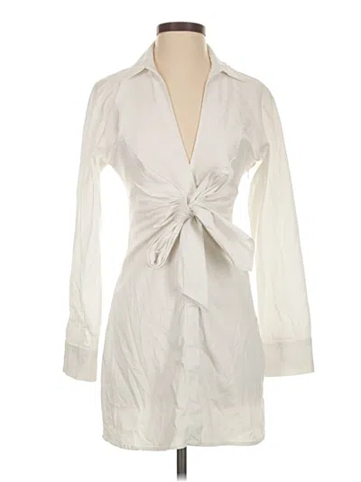 Pre-owned Zara Cocktail Dress In White