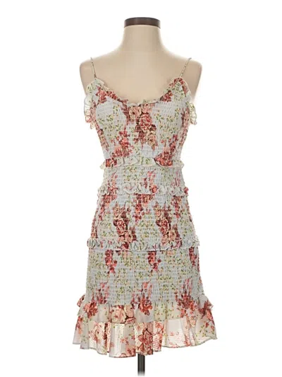Pre-owned Zara Cocktail Dress In White