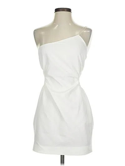Pre-owned Zara Cocktail Dress In White