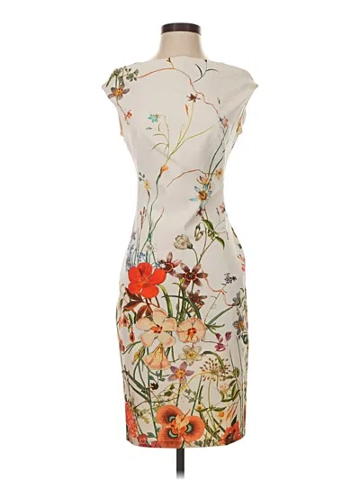 Pre-owned Zara Cocktail Dress In White