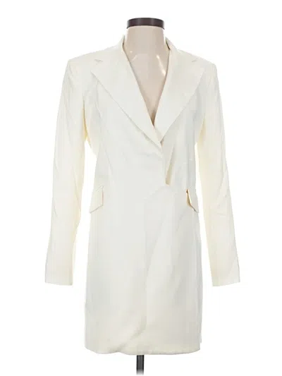 Pre-owned Zara Cocktail Dress In White