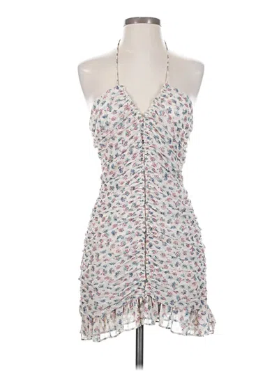 Pre-owned Zara Cocktail Dress In White