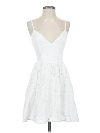 Pre-owned Zara Cocktail Dress In White