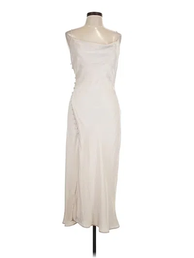 Pre-owned Zara Cocktail Dress In White