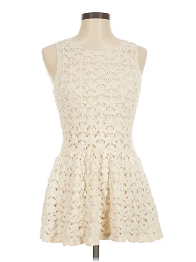 Pre-owned Zara Cocktail Dress In White
