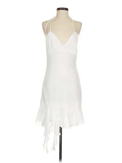 Pre-owned Zara Cocktail Dress In White