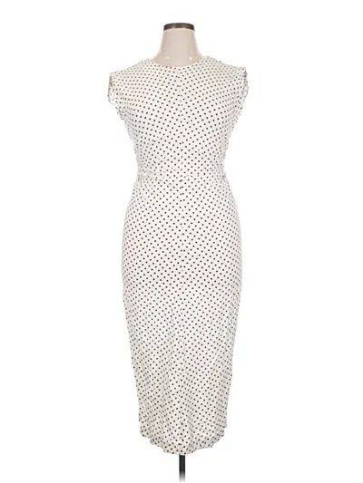 Pre-owned Zara Cocktail Dress In White