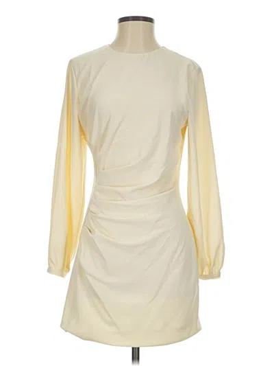 Pre-owned Zara Cocktail Dress In White