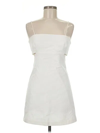 Pre-owned Zara Cocktail Dress In White