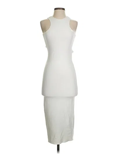 Pre-owned Zara Cocktail Dress In White