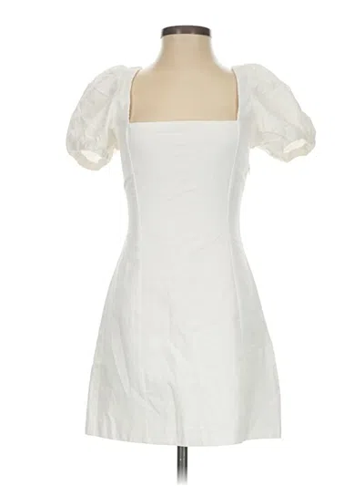 Pre-owned Zara Cocktail Dress In White