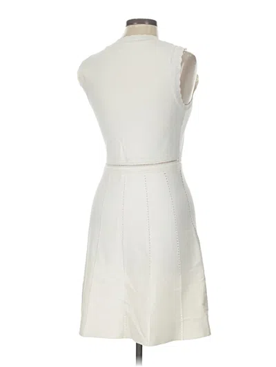 Pre-owned Zara Cocktail Dress In White