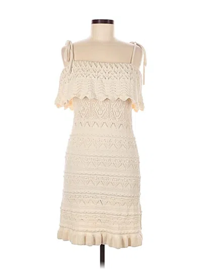 Pre-owned Zara Cocktail Dress In White