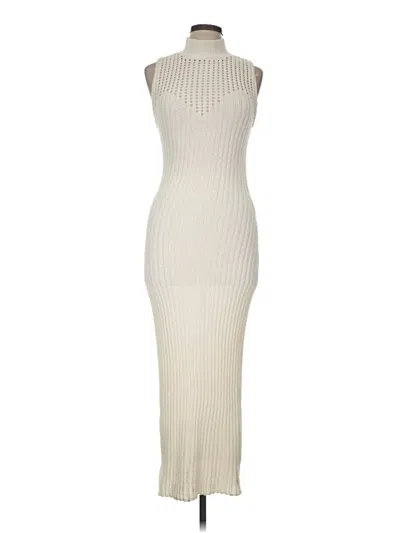 Pre-owned Zara Cocktail Dress In White