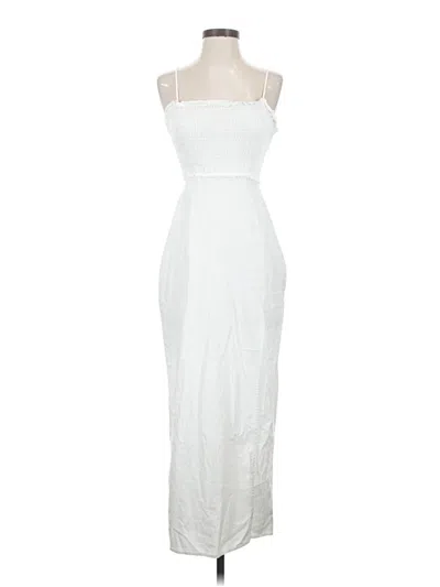 Pre-owned Zara Cocktail Dress In White