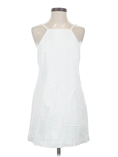 Pre-owned Zara Cocktail Dress In White