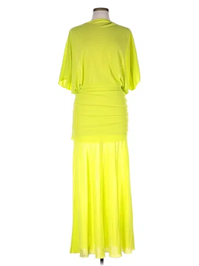 Pre-owned Zara Cocktail Dress In Yellow