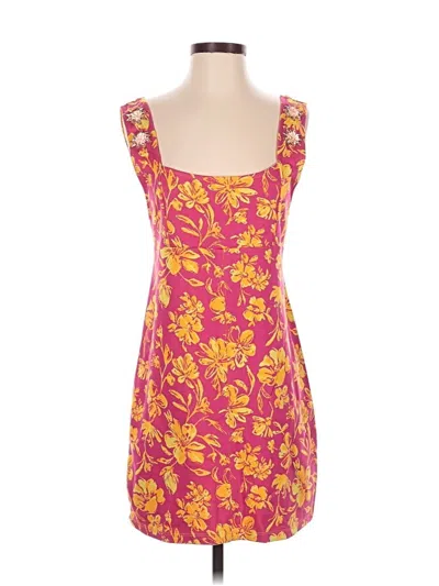 Zara Cocktail Dress In Yellow