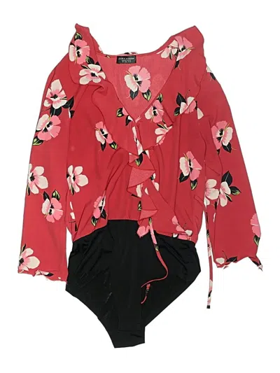 Pre-owned Zara Collection Bodysuit In Red