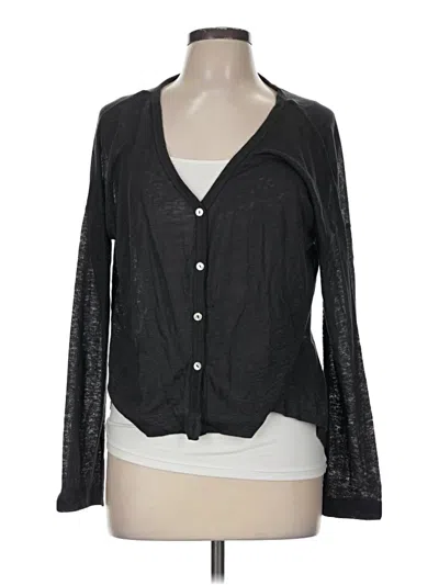 Pre-owned Zara Collection Cardigan Sweater In Black