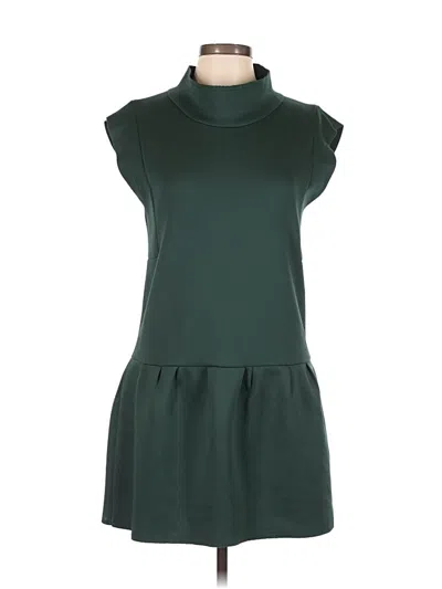 Pre-owned Zara Collection Casual Dress In Green