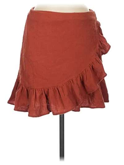Pre-owned Zara Collection Casual Skirt In Red