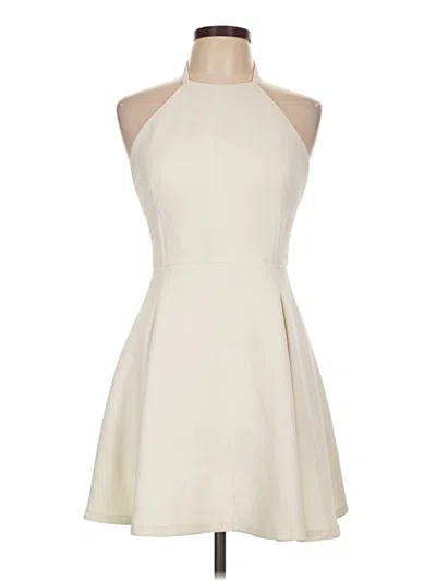 Pre-owned Zara Collection Cocktail Dress In Ivory