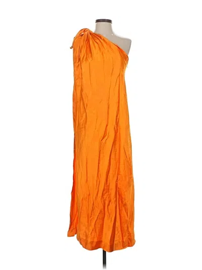 Pre-owned Zara Collection Cocktail Dress In Orange