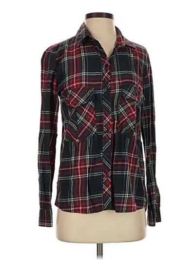 Pre-owned Zara Collection Long Sleeve Button Down Shirt In Black