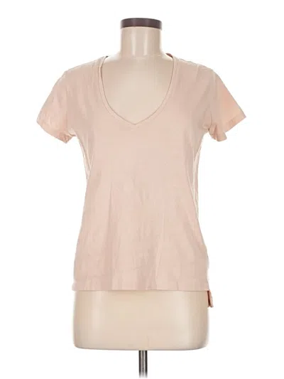 Pre-owned Zara Collection Short Sleeve T-shirt In Brown