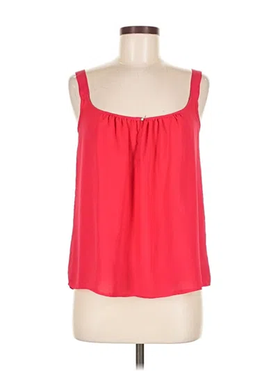 Pre-owned Zara Collection Sleeveless Blouse In Red