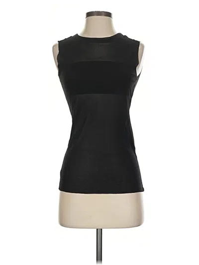 Pre-owned Zara Collection Sleeveless T-shirt In Black