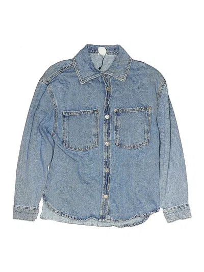 Pre-owned Zara Kids' Denim Jacket In Blue