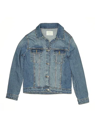Pre-owned Zara Kids' Denim Jacket In Blue