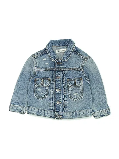 Pre-owned Zara Babies' Denim Jacket In Blue