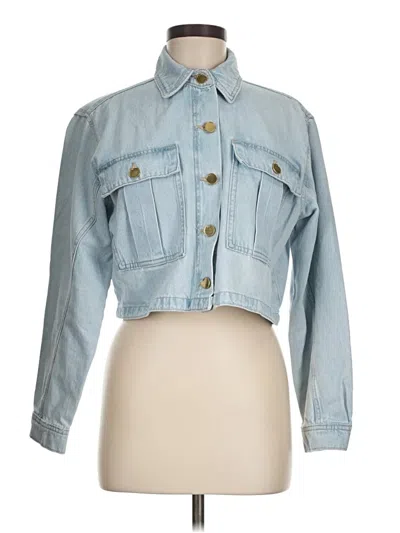 Pre-owned Zara Denim Jacket In Blue