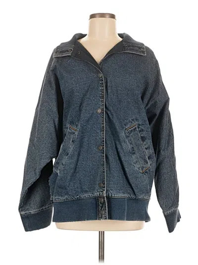 Pre-owned Zara Denim Jacket In Blue