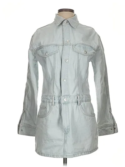 Pre-owned Zara Denim Jacket In Blue