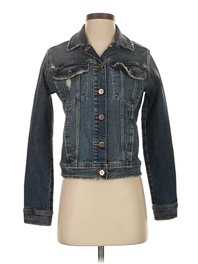 Pre-owned Zara Denim Jacket In Blue