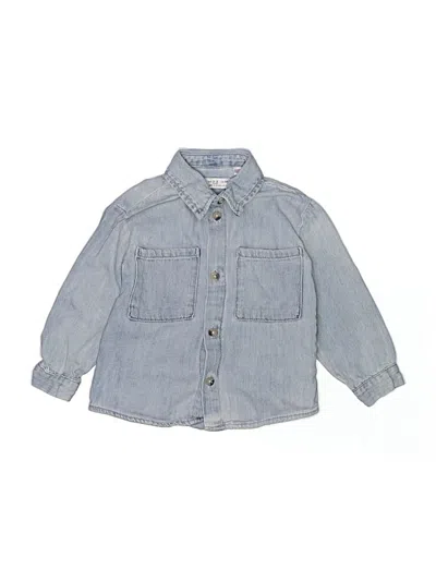 Pre-owned Zara Kids' Denim Jacket In Blue