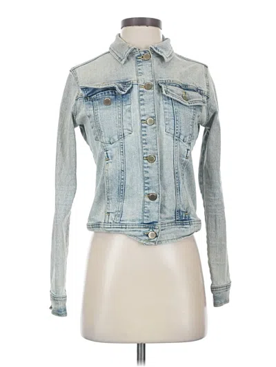 Pre-owned Zara Denim Jacket In Blue