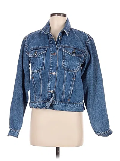 Pre-owned Zara Denim Jacket In Blue