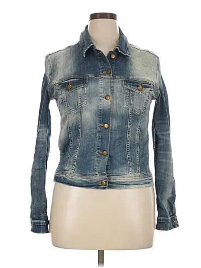 Pre-owned Zara Denim Jacket In Blue