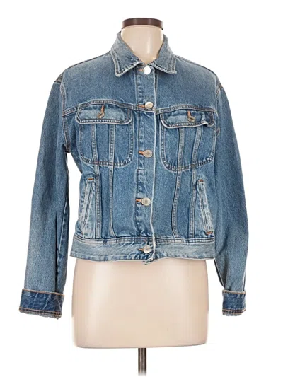 Pre-owned Zara Denim Jacket In Blue