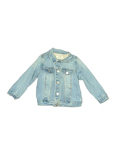 Pre-owned Zara Kids' Denim Jacket In Blue
