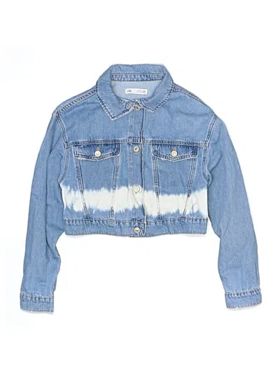 Pre-owned Zara Kids' Denim Jacket In Blue