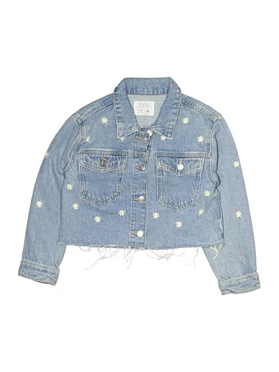 Pre-owned Zara Kids' Denim Jacket In Blue