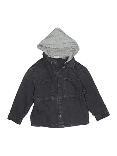 Pre-owned Zara Kids' Denim Jacket In Gray